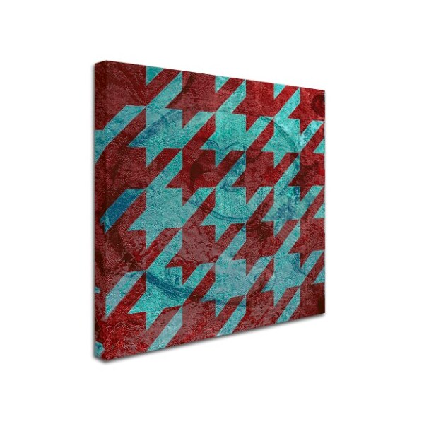 Color Bakery 'Houndstooth IV' Canvas Art,18x18